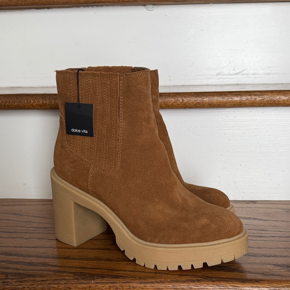 Dolce Vita Caster H2O Waterproof Lug Sole Platform Bootie